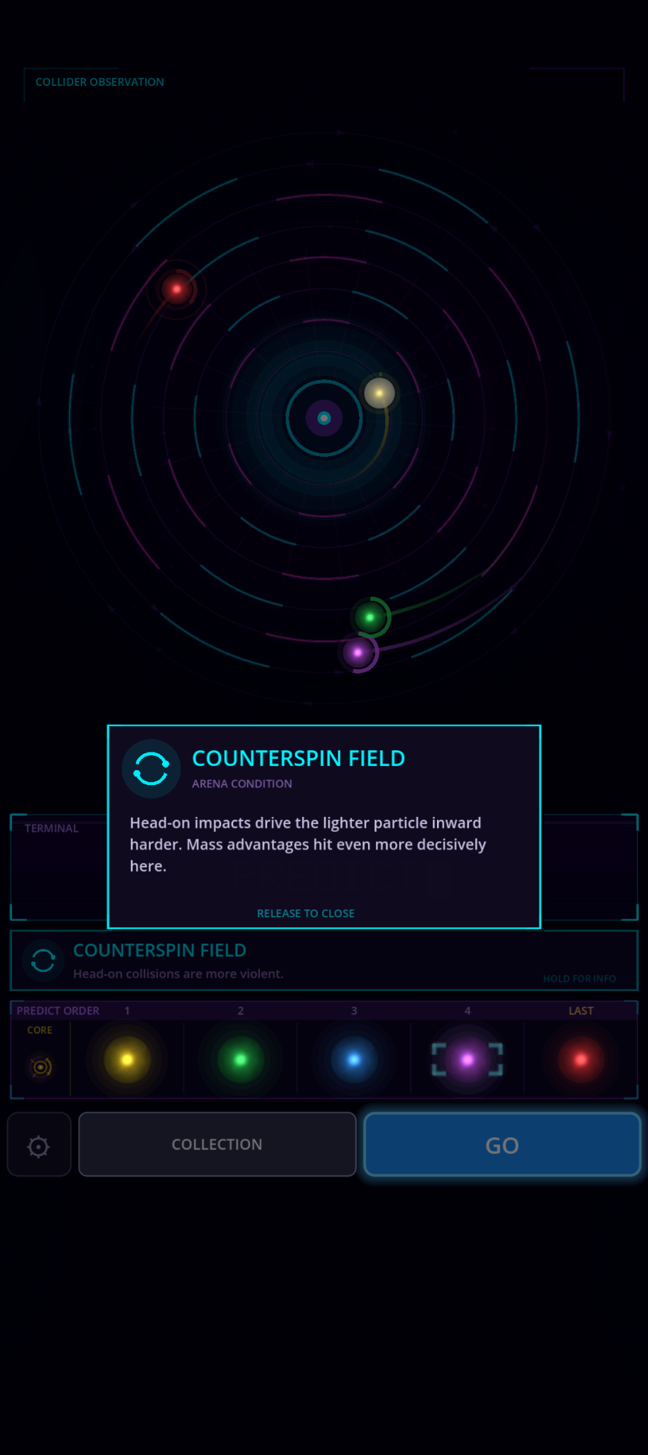 qup screenshot: Counterspin Field